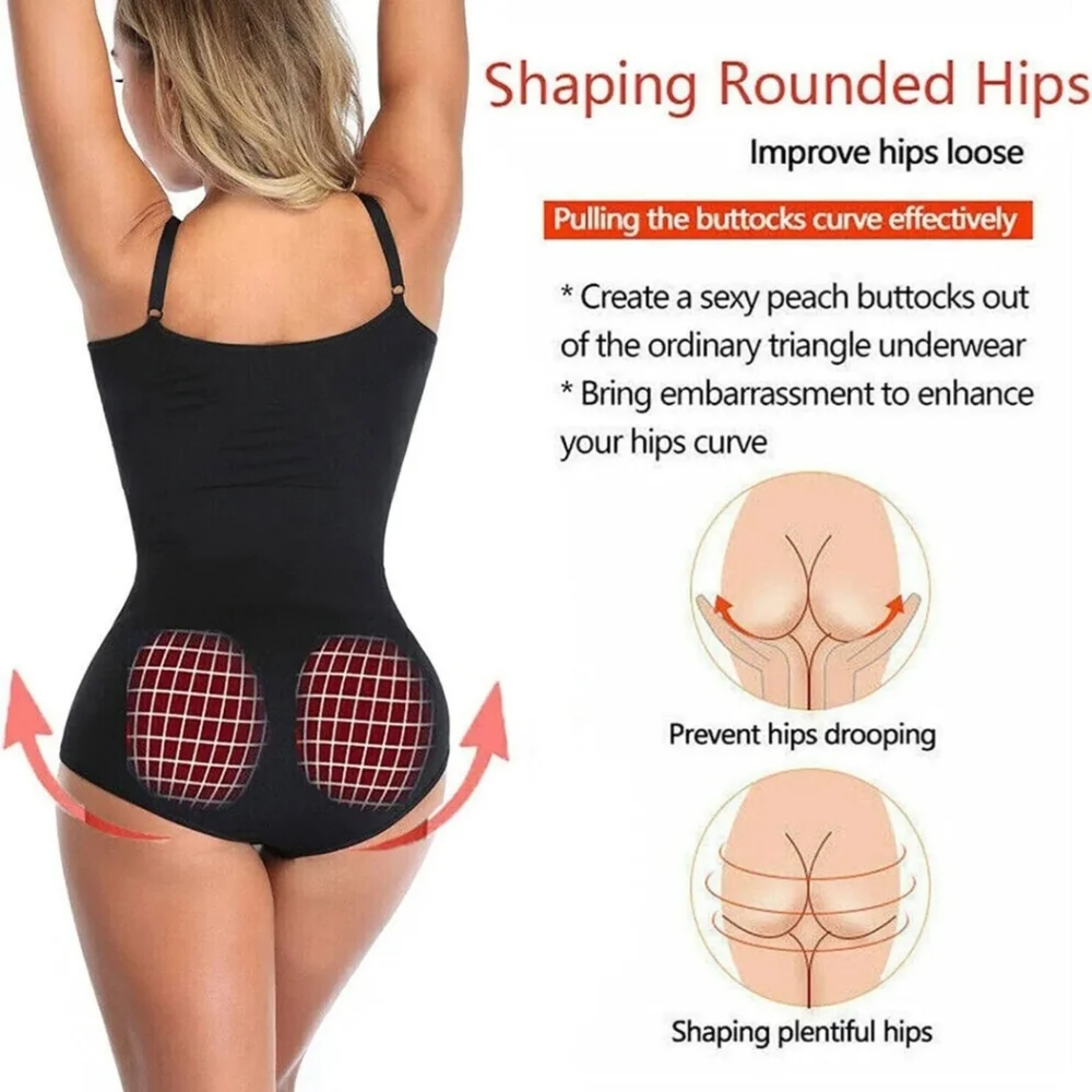 2 Snatched HeyShape Shapewear Bodysuit Size 2XL NWT BLACK Tik Tok Hey Shape